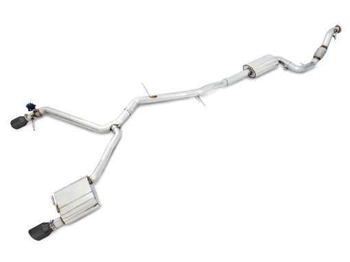 Picture of AWE Tuning Audi B9 A5 SwitchPath Exhaust Dual Outlet - Diamond Black Tips (Includes DP and Remote)