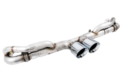 Picture of AWE Tuning Porsche 991 GT3 RS SwitchPath Exhaust - Chrome Silver Tips