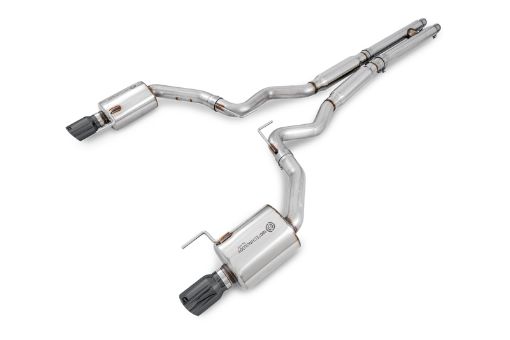 Picture of AWE Tuning S550 Mustang GT Cat - back Exhaust - Touring Edition (Diamond Black Tips)