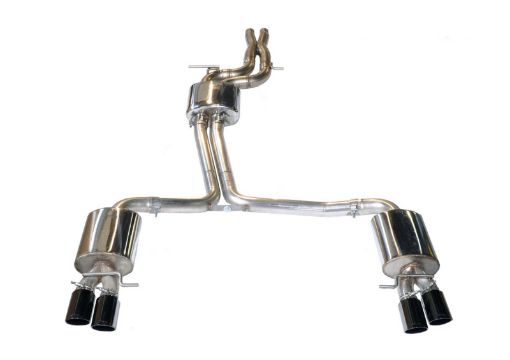 Picture of AWE Tuning Audi B8 S5 4.2L Touring Edition Exhaust System - Diamond Black Tips