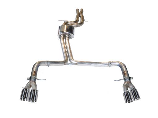 Picture of AWE Tuning Audi B8.5 S5 3.0T Track Edition Exhaust - Chrome Silver Tips (102mm)