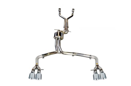 Picture of AWE Tuning Audi C7 C7.5 S6 4.0T Track Edition Exhaust - Chrome Silver Tips