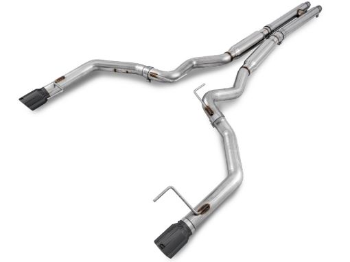 Picture of AWE Tuning S550 Mustang GT Cat - back Exhaust - Track Edition (Diamond Black Tips)