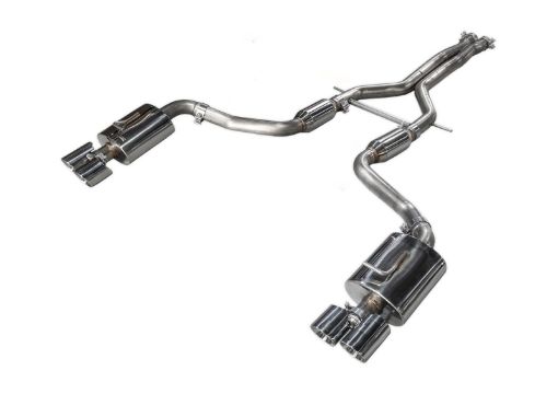 Picture of AWE Tuning Panamera 24 Track Edition Exhaust (2011 - 2013) - wChrome Silver Tips