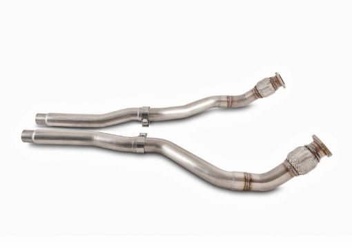 Picture of AWE Tuning Audi 8R 3.0T Non - Resonated Downpipes for Q5 SQ5