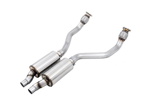 Picture of AWE Tuning Audi B8 4.2L Resonated Downpipes for RS5