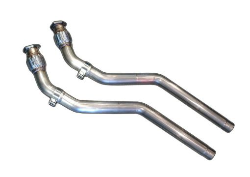 Picture of AWE Tuning Audi B8 4.2L Non - Resonated Downpipes for S5