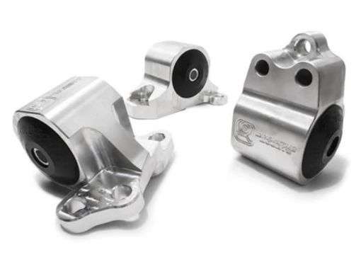 Picture of Innovative 92 - 95 Civic BD Series Black Aluminum Mounts Solid Bushings (3 Bolt)