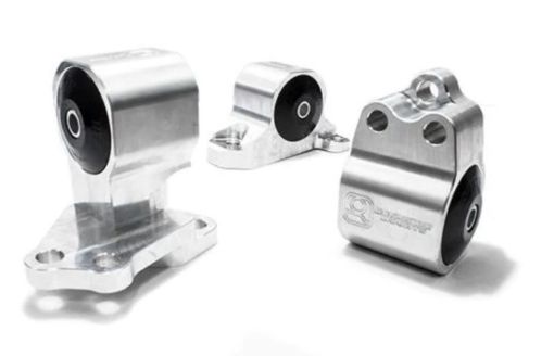 Picture of Innovative 92 - 95 Civic BD Series Black Aluminum Mounts Solid Bushings (Auto to Manual Hydro 3 Bolt)