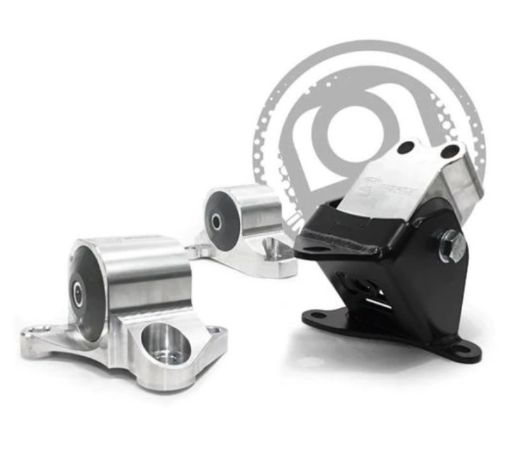 Picture of Innovative 96 - 00 Civic BD Series Black Aluminum Mounts 60A Bushings (3 Bolt)