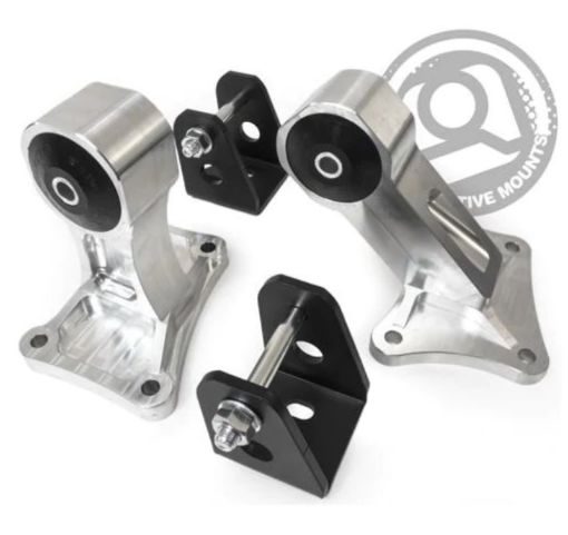 Picture of Innovative 00 - 09 Honda S2000 F - Series Black Aluminum Mounts 75A Bushings (No Trans Mount)