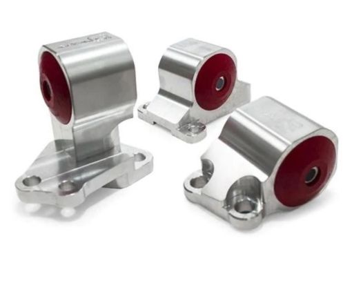 Picture of Innovative 92 - 95 Civic BD Series Silver Aluminum Mounts 60A Bushings (Auto to Manual Hydro 2 Bolt)