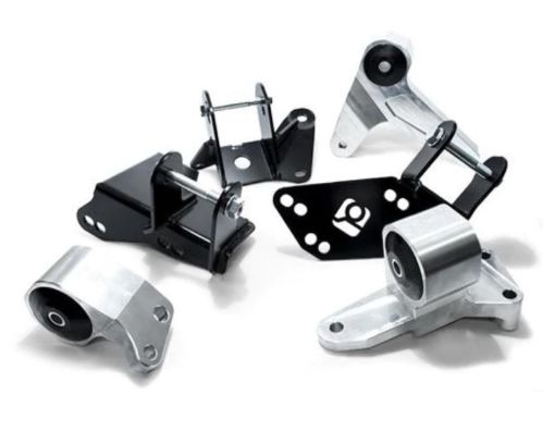 Picture of Innovative 96 - 00 Civic K - Series Silver Aluminum Mounts 75A Bushings (EGDC Subframe)