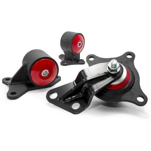 Picture of Innovative 01 - 05 Civic D - Series Black Steel Mounts 60A Bushings