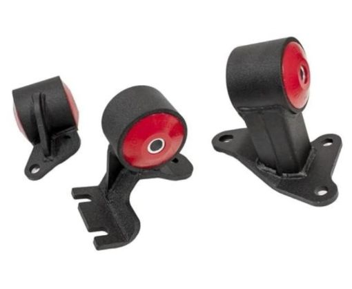 Picture of Innovative 88 - 91 Civic B - Series Black Steel Mounts 60A Bushings (RHD Only Cable)