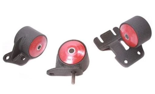 Picture of Innovative 90 - 93 Integra B - Series Black Steel Mounts 60A Bushings (Auto Trans Hydro)