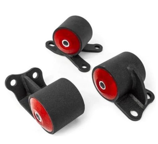 Picture of Innovative 92 - 95 Civic BD Series Black Steel Mounts 60A Bushings (Auto Chassis Auto Trans)