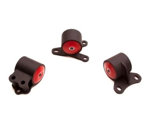 Picture of Innovative 94 - 01 Integra B - Series Black Steel Mounts 60A Bushings (Auto Trans 3 Bolt)