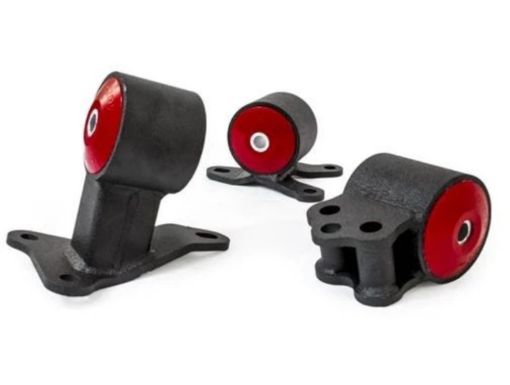 Picture of Innovative 94 - 01 Integra B - Series Black Steel Mounts 60A Bushings (Auto to Manual Cable)