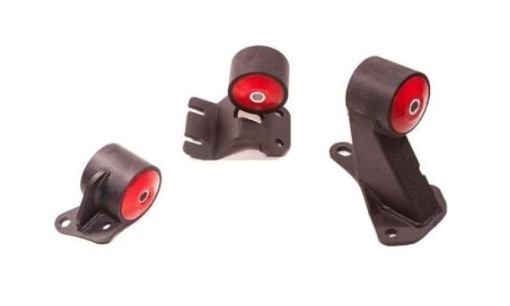 Picture of Innovative 90 - 93 Integra B - Series Black Steel Mounts 60A Bushings (Auto to Manual Hydro)