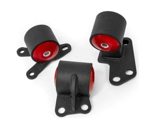 Picture of Innovative 92 - 95 Civic BD Series Black Steel Mounts 60A Bushings (Auto to Manual Hydro 2 Bolt)