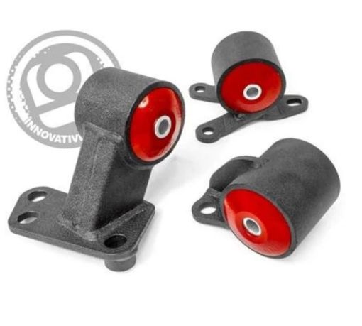 Picture of Innovative 94 - 01 Integra B - Series Black Steel Mounts 60A Bushings (Auto to Manual Hydro 2 Bolt)