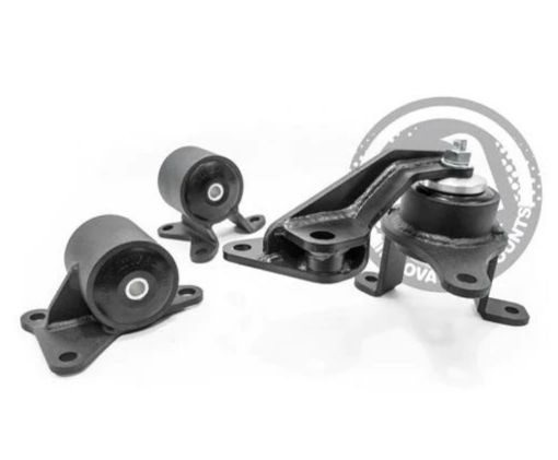 Picture of Innovative 98 - 02 Accord F - Series Black Steel Mounts 75A Bushings