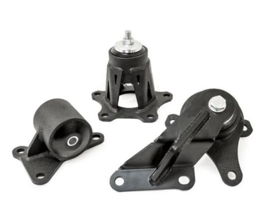 Picture of Innovative 98 - 02 Accord H - Series Black Steel Mounts 75A Bushings (Auto Chassis Auto Trans)