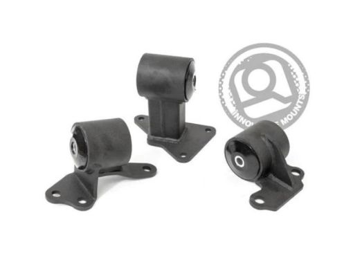 Picture of Innovative 94 - 97 Accord HF Series Black Steel Mounts 75A Bushings (Auto Trans)