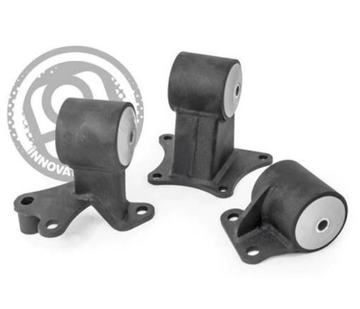 Picture of Innovative 94 - 97 Accord HF Series Black Steel Mounts 75A Bushings (Auto to Manual)