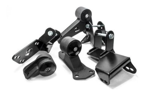 Picture of Innovative 96 - 00 Civic K - Series Black Steel Mounts 75A Bushings (EGDC Subframe)