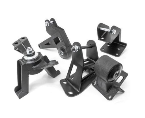 Picture of Innovative 00 - 05 Toyota MR2 Spyder K - Series Black Steel Mounts 75A Bushings