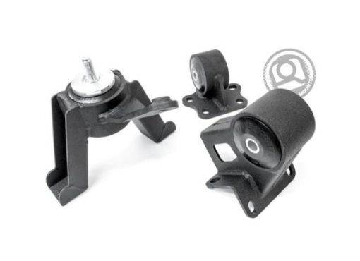 Picture of Innovative 00 - 05 Toyota MR2 Spyder 1ZZ Black Steel Mounts 85A Bushings (No Front Mount)