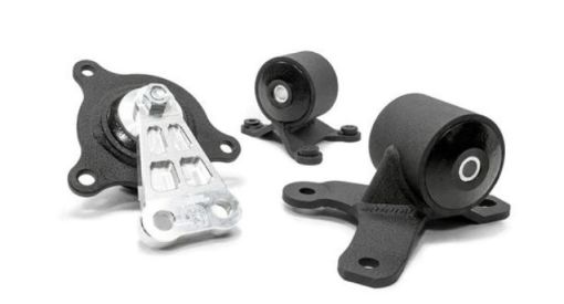 Picture of Innovative 02 - 05 Civic K - Series Black Steel Mounts 95A Bushings (Not K24 Trans)