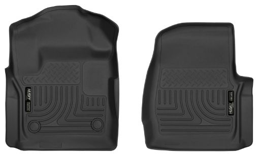 Picture of Husky Liners 2017 Ford F250F350 Series Standard Cab X - Act Contour Black Floor Liners