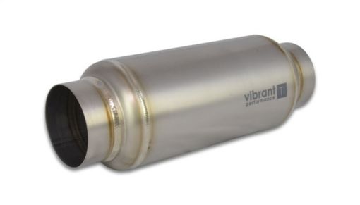 Picture of Vibrant Titanium Resonator 2.5in. Inlet 2.5in. Outlet x 12in. Long