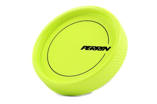 Picture of Perrin 02 - 21 Subaru WRX 2022 BRZ GR86 04 - 21 STI 00 - 18 Forester XT Oil Fill Cap - Neon Yellow