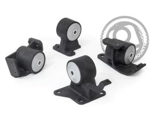 Picture of Innovative 90 - 99 Toyota MR2 5S3S Black Steel Mounts 60A Bushings