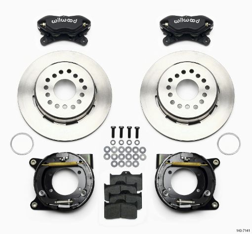 Picture of Wilwood Forged Dynalite PS Park Brake Kit Chevy 12 Bolt w C - Clips