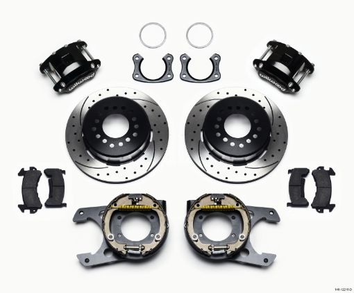 Picture of Wilwood D154 PS Park Brake Kit Drilled Big Ford New Style 2.36in Offset