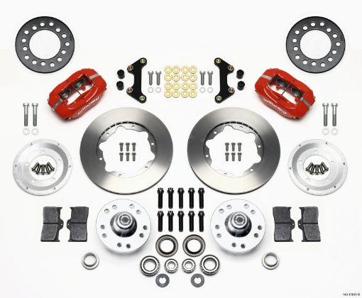 Picture of Wilwood Forged Dynalite Front Kit 11.00in Red 49 - 54 Chevy 53 - 62 Corvette