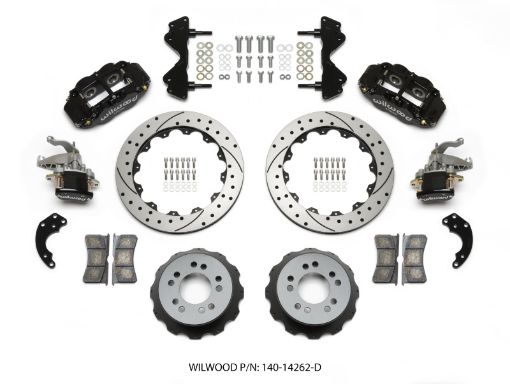 Picture of Wilwood Narrow Superlite 4R MC4 Rear Kit 12.88 Drilled Currie Pro - Tour Unit Bearing Floater