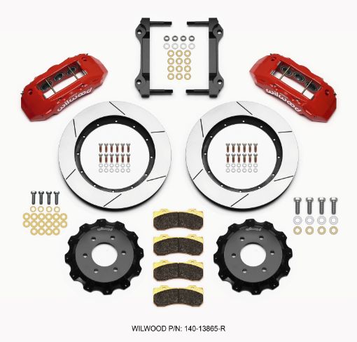 Picture of Wilwood TX6R Front Kit 15.50in Red 2010 - Up Ford F150 (6 lug)