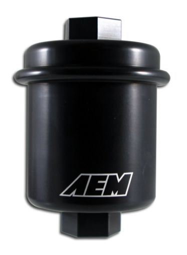 Picture of AEM 94 - 01 Acura Integra 94 - 97 Honda Accord 96 - 00 Civic 97 - 01 Prelude Black Fuel Filter Kit