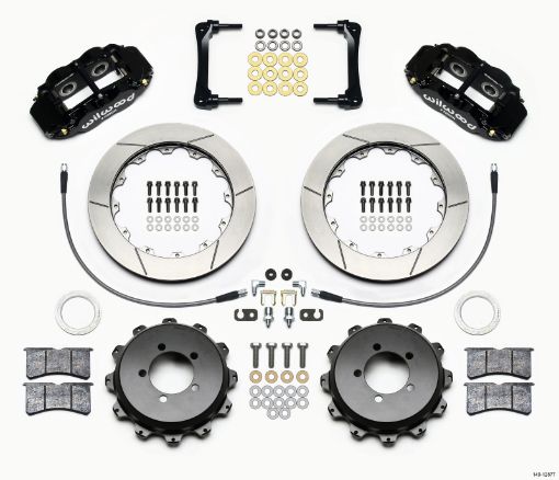 Picture of Wilwood Narrow Superlite 4R Rear Kit 12.88in 2008 - 2012 Subaru WRX wLines