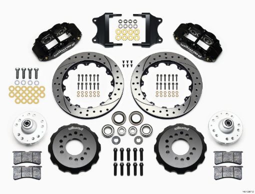 Picture of Wilwood Narrow Superlite 6R Front Hub Kit 12.88in Heidts Tri - 5 2 inch Drop Spindle