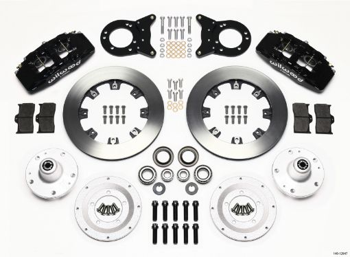 Picture of Wilwood Dynapro 6 Front Hub Kit 12.19in 1965 - 1969 Mustang Disc Drum Spindle