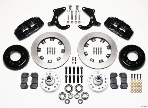 Picture of Wilwood Dynapro 6 Front Hub Kit 12.19in 55 - 57 Chevy