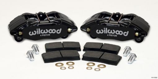 Picture of Wilwood DPHA Front Caliper Pad Kit Black Honda Acura w 262mm OE Rotor