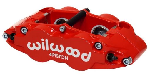 Picture of Wilwood Caliper - Narrow Superlite 4R - Red 1.751.75in Pistons 1.10in Disc